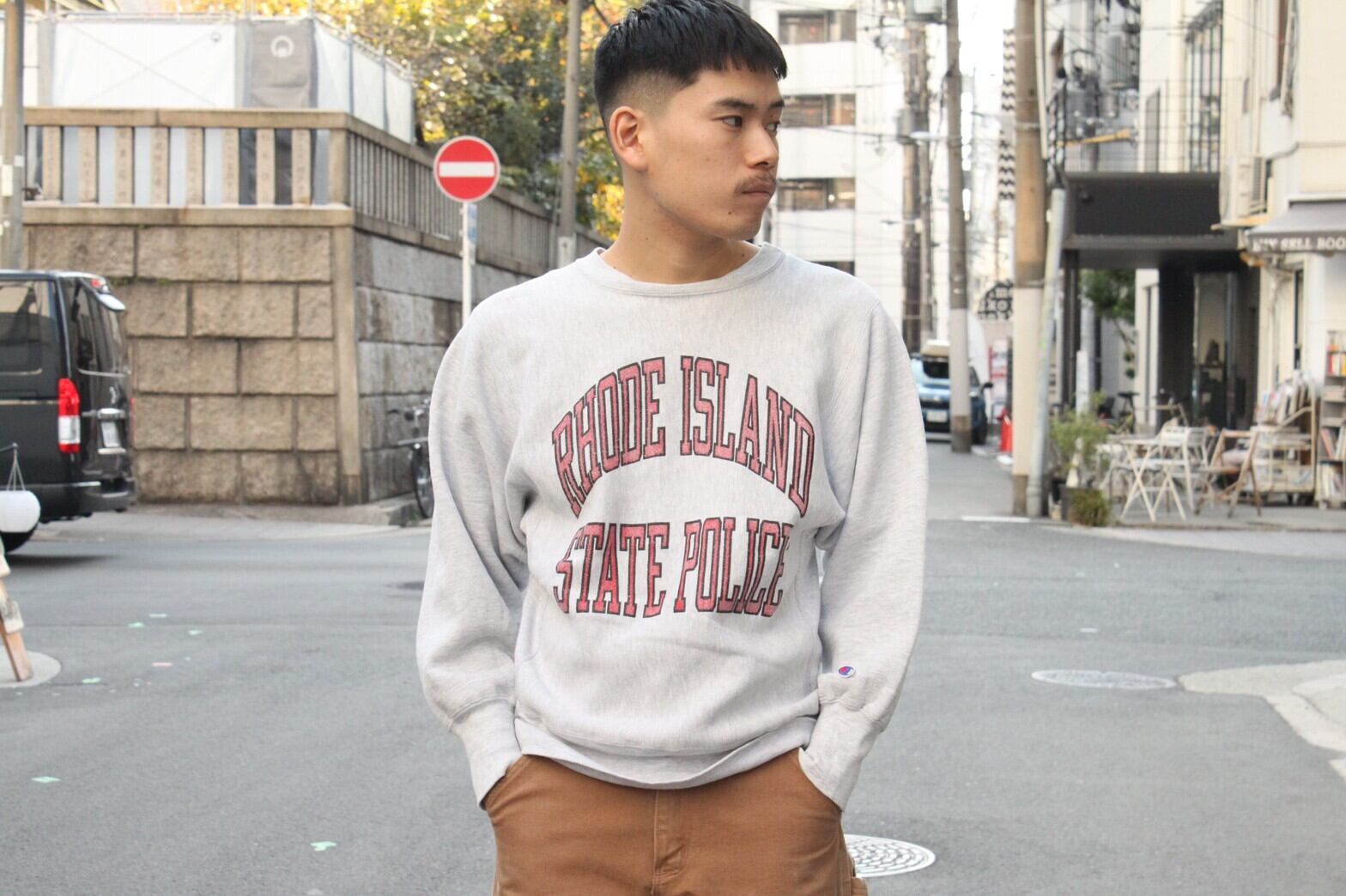 90s Champion Reverse Weave College Print 警察学校 USA製
