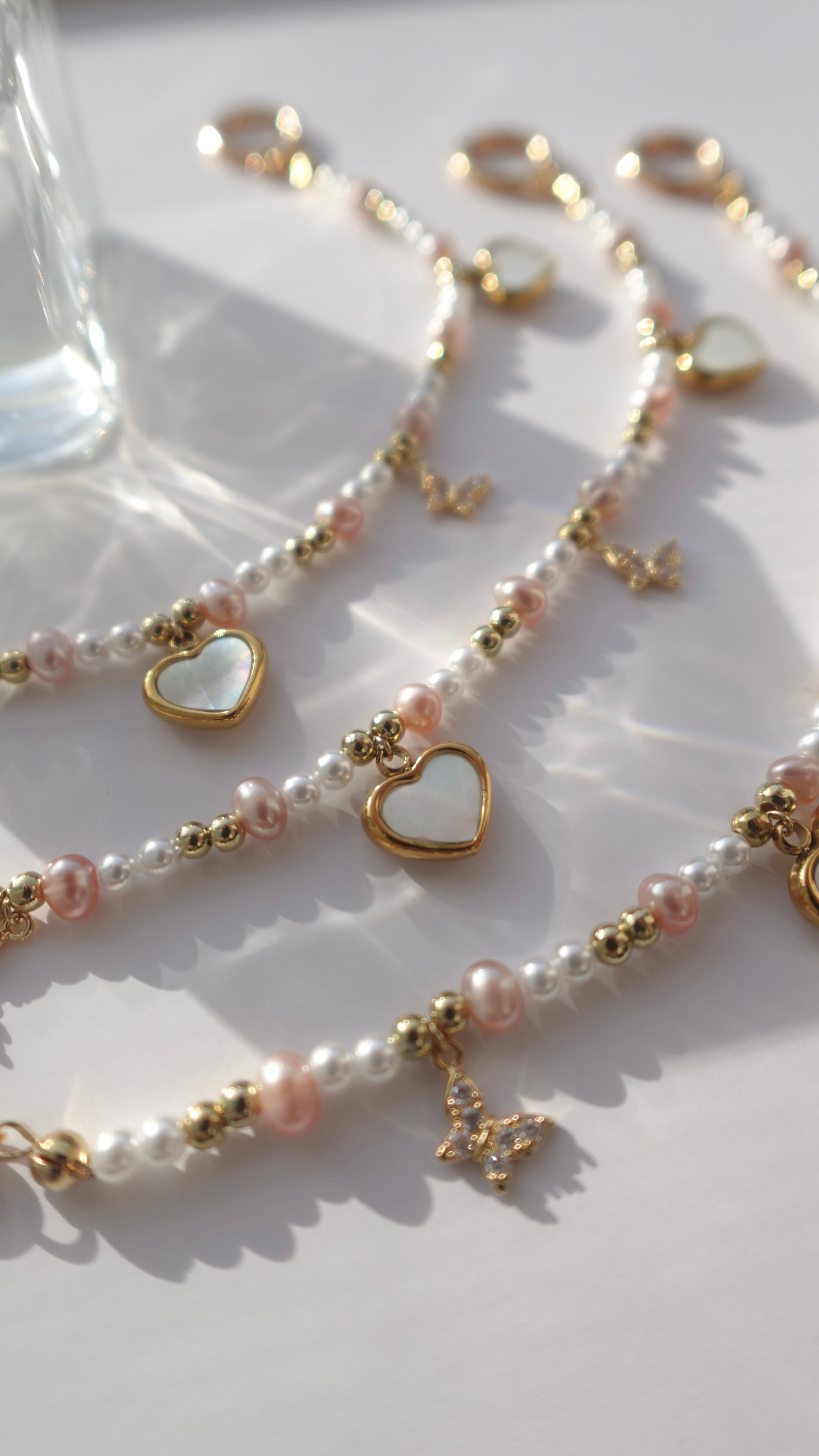 【再入荷】Shell Heart bracelet