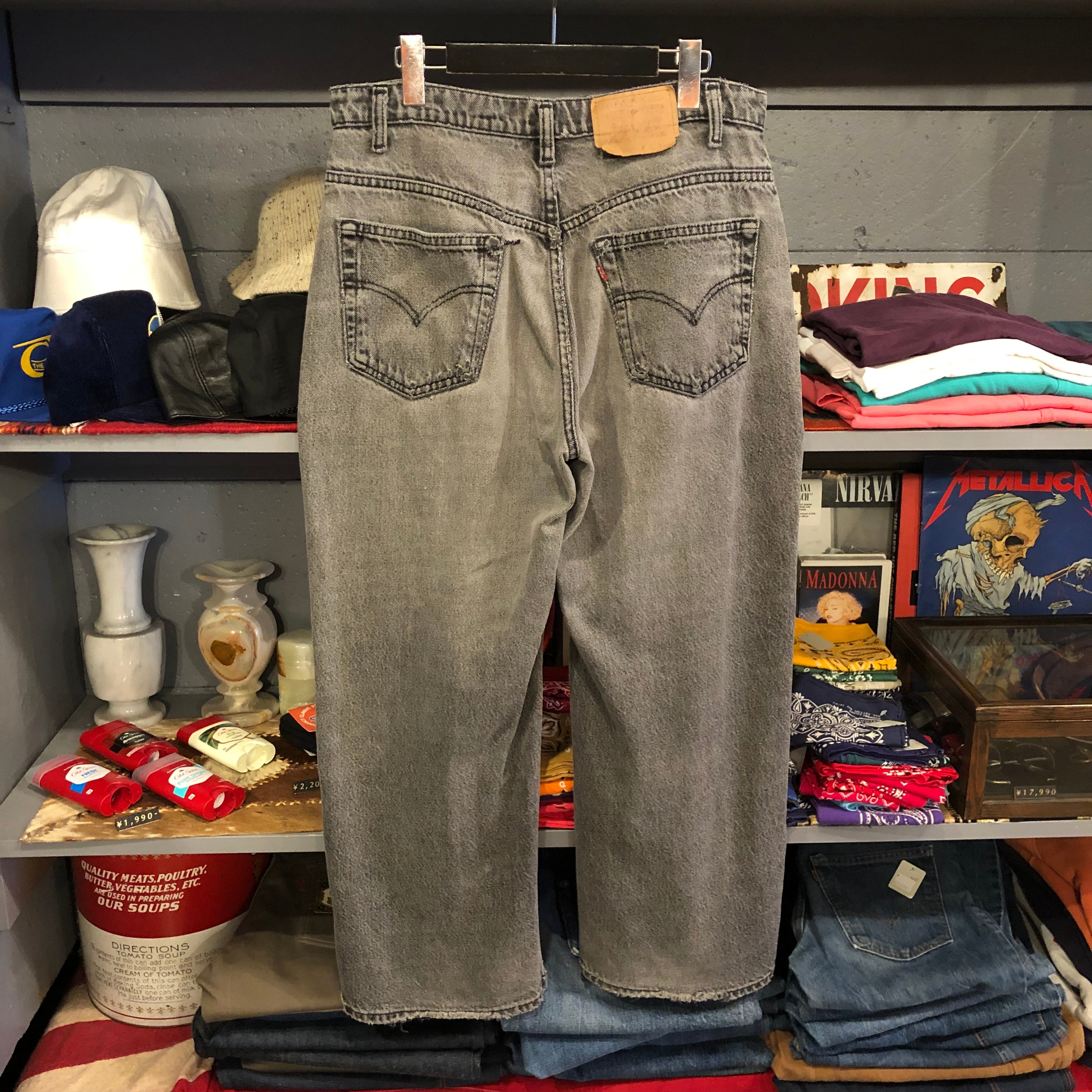 90s Levis 576 Black Denim Pants | VOSTOK