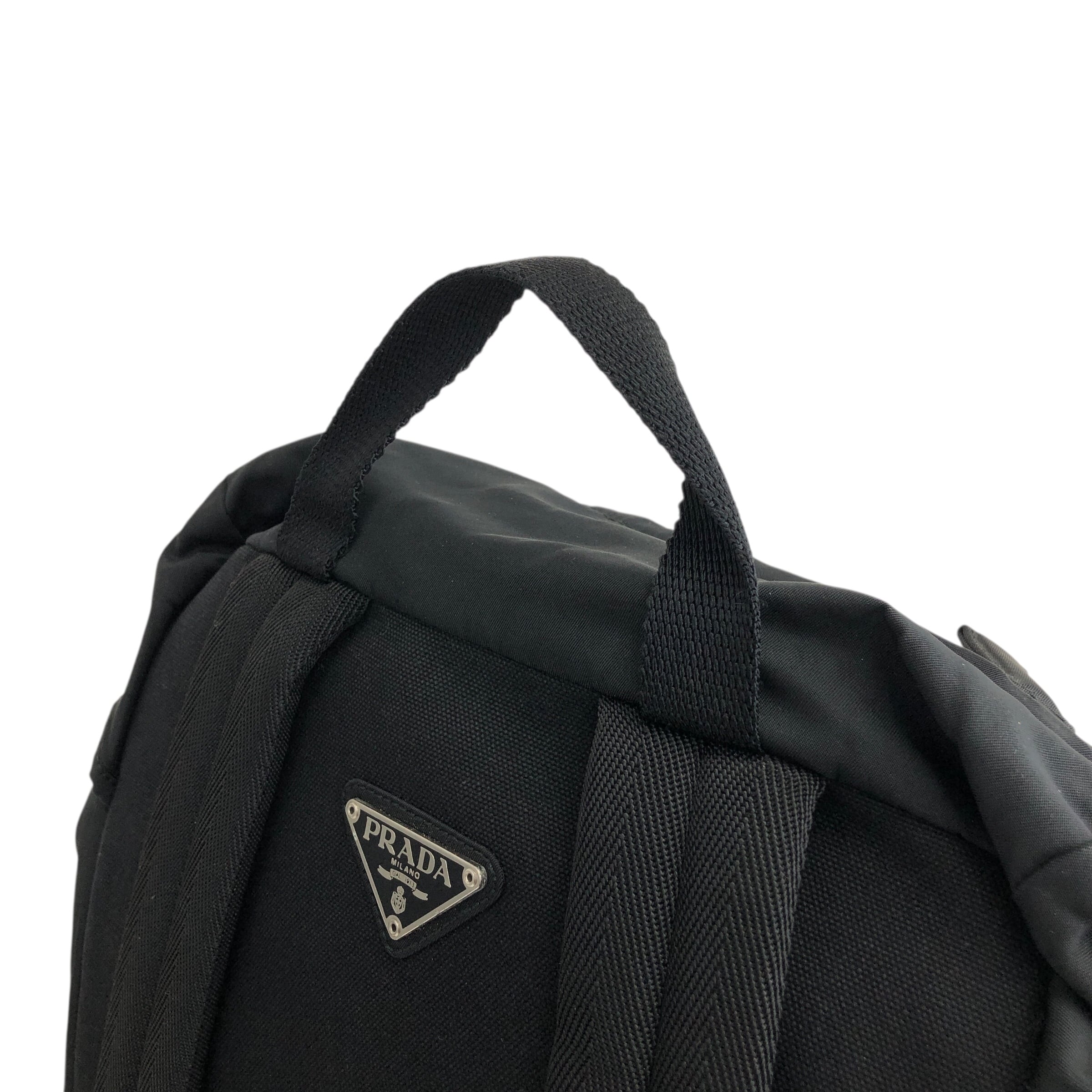 PRADA プラダ バックパック ブラック トライアングルロゴ ナイロン