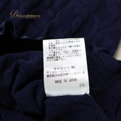 バレエ 衣装 ノーソーイングニット ネイビー系 チャコットロイヤルダンス Chacott ROYAL DANCE 紺 フリル 日本製 社交ダンス 練習 レッスン 伸縮 ストレッチ 上品 かわいい 落ち着いた色 ノーソーイング