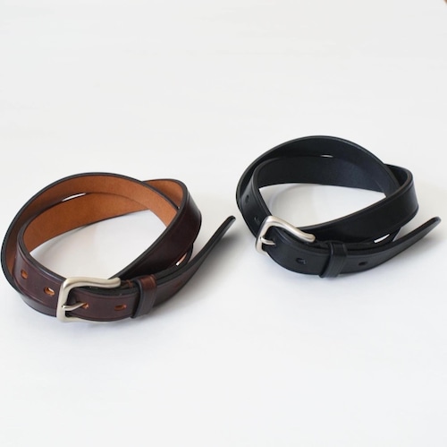 【Unisex】 SLOW  |  herbie 27mm plain belt　スロウ  |  ハービー プレーンレザーベルト