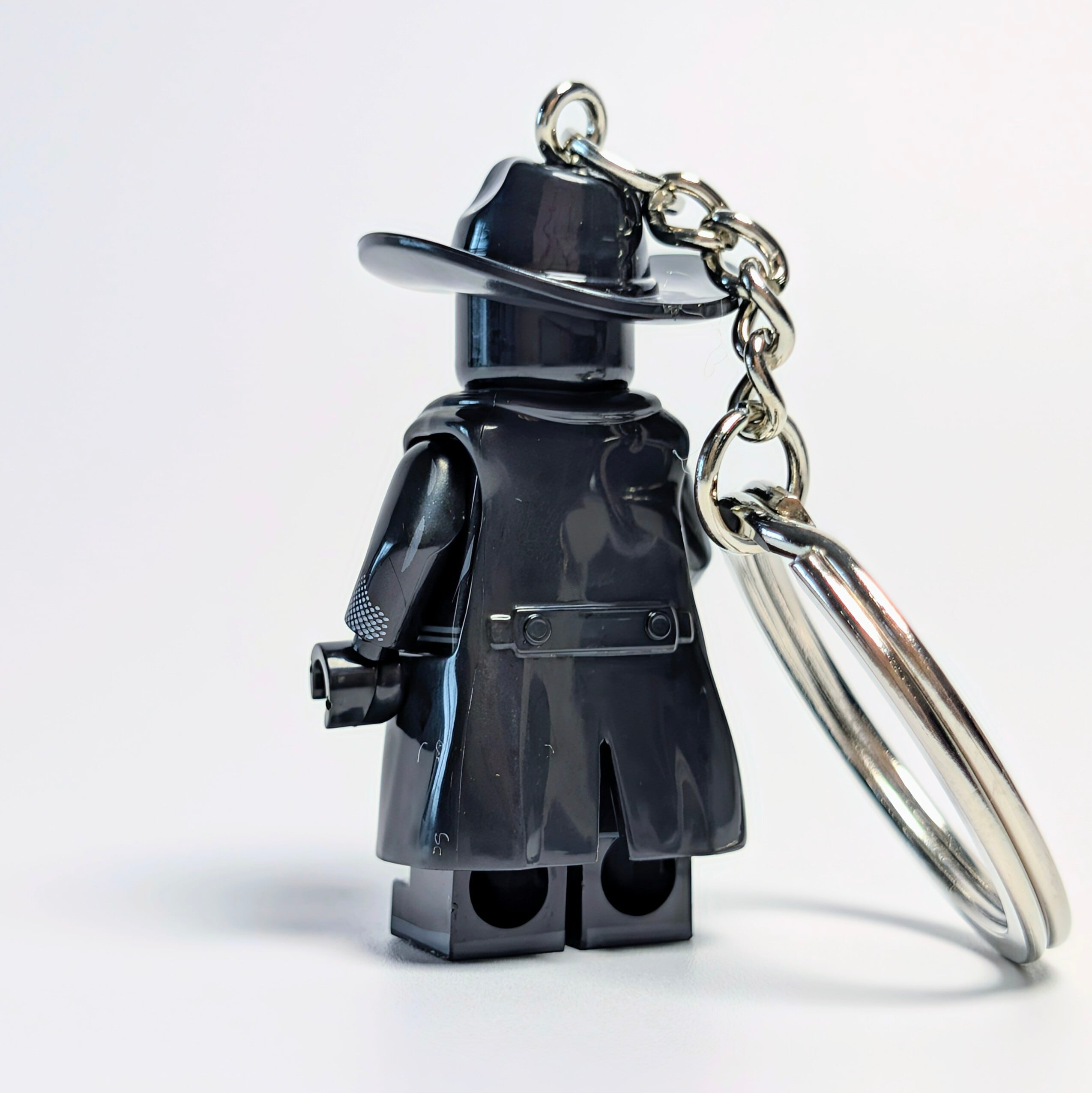 ★ブロックフィギュアキーホルダー★【 Spider-Noir スパイダーノワール 】スパイダーマン / MARVEL / マーベルコミックス〚アメリカン雑貨 アメトイ〛