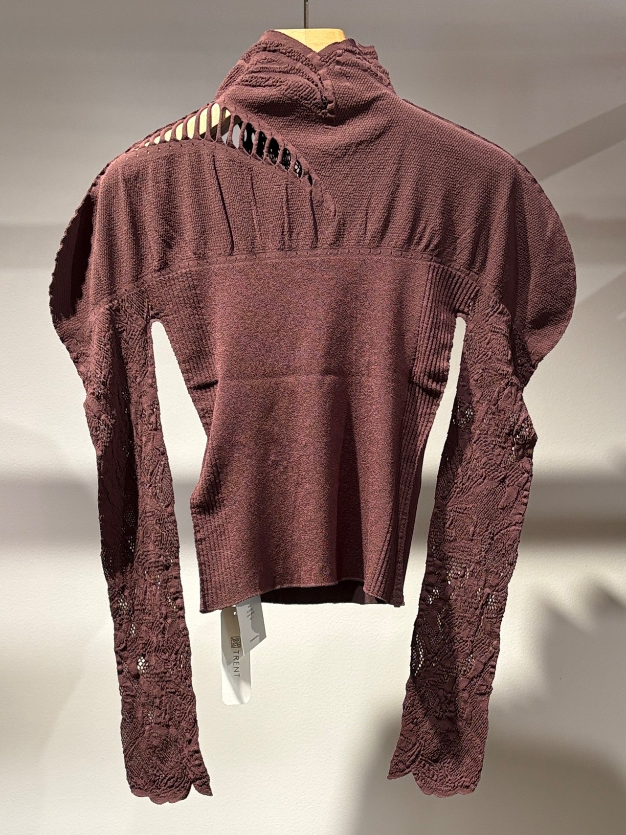 【26AW】MUKASA ムカサ / レーストップス / Lace high neck top - 4