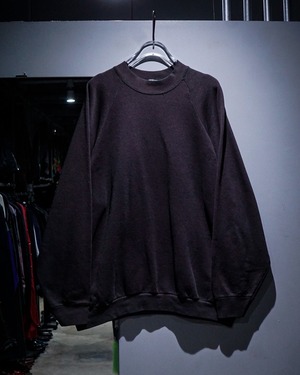 【add (C) vintage】90's  "玉虫" “FRUIT OF THE LOOM” Vintage  Loose Raglan Sleeve Sweat Shirt
