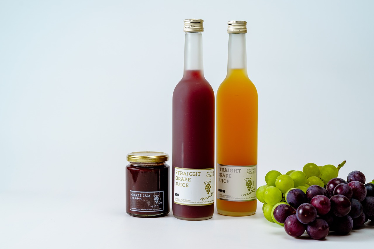 ぶどうジュース2本＆旬ジャムマスカットベリーAセット