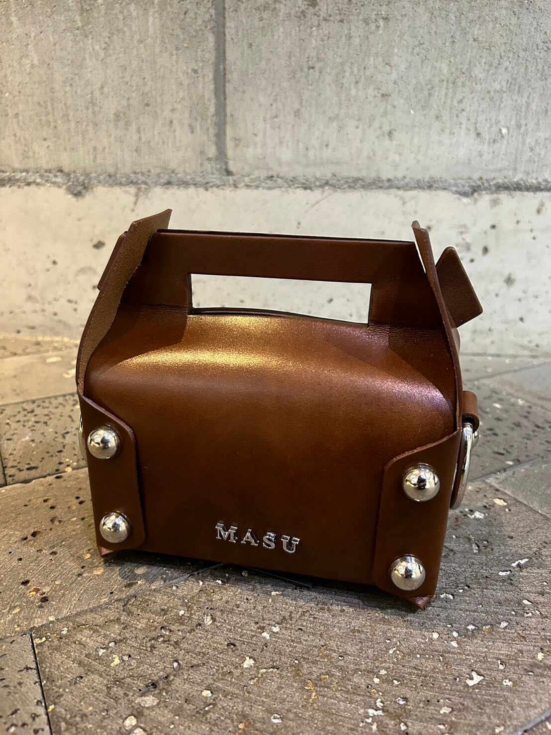 24AW】MASU エムエーエスユー / LEATHER CAKE MINI BAG | TRENT  