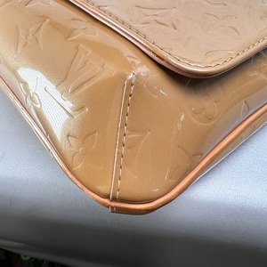 LOUIS VUITTON ヴィトン ヴェルニ トンプソン エナメル／パテントレザー ショルダーバッグ イエロー A-13721