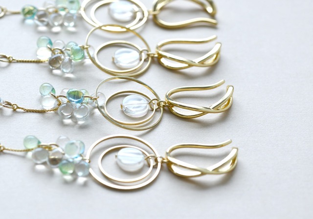 つゆつゆイヤーカフ - ミントカラー - (ec110_0025)