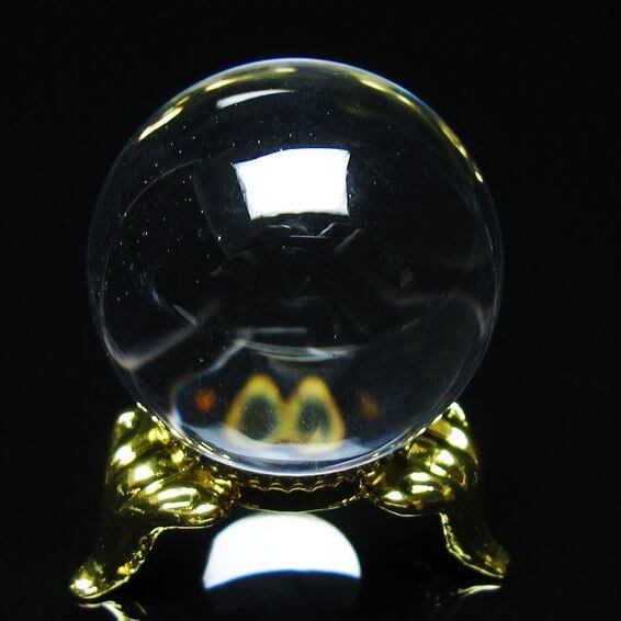 水晶 丸玉 30mm 一点物 141-7687