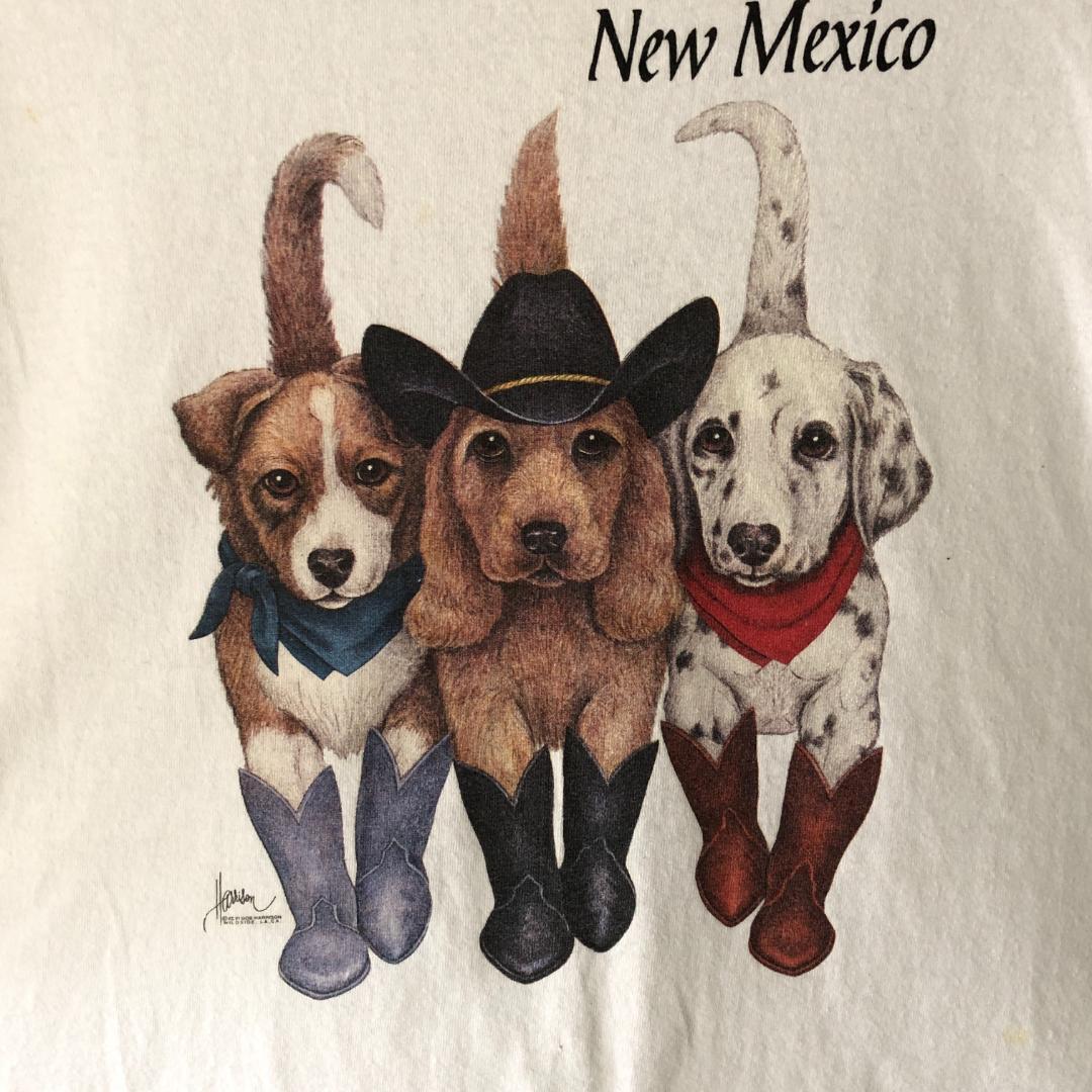 DF39】 Tシャツ アニマル 犬 ドッグ イラスト アート 90s 00s DF39】 Tシャツ アニマル 犬 ドッグ イラスト アート 90s 00s