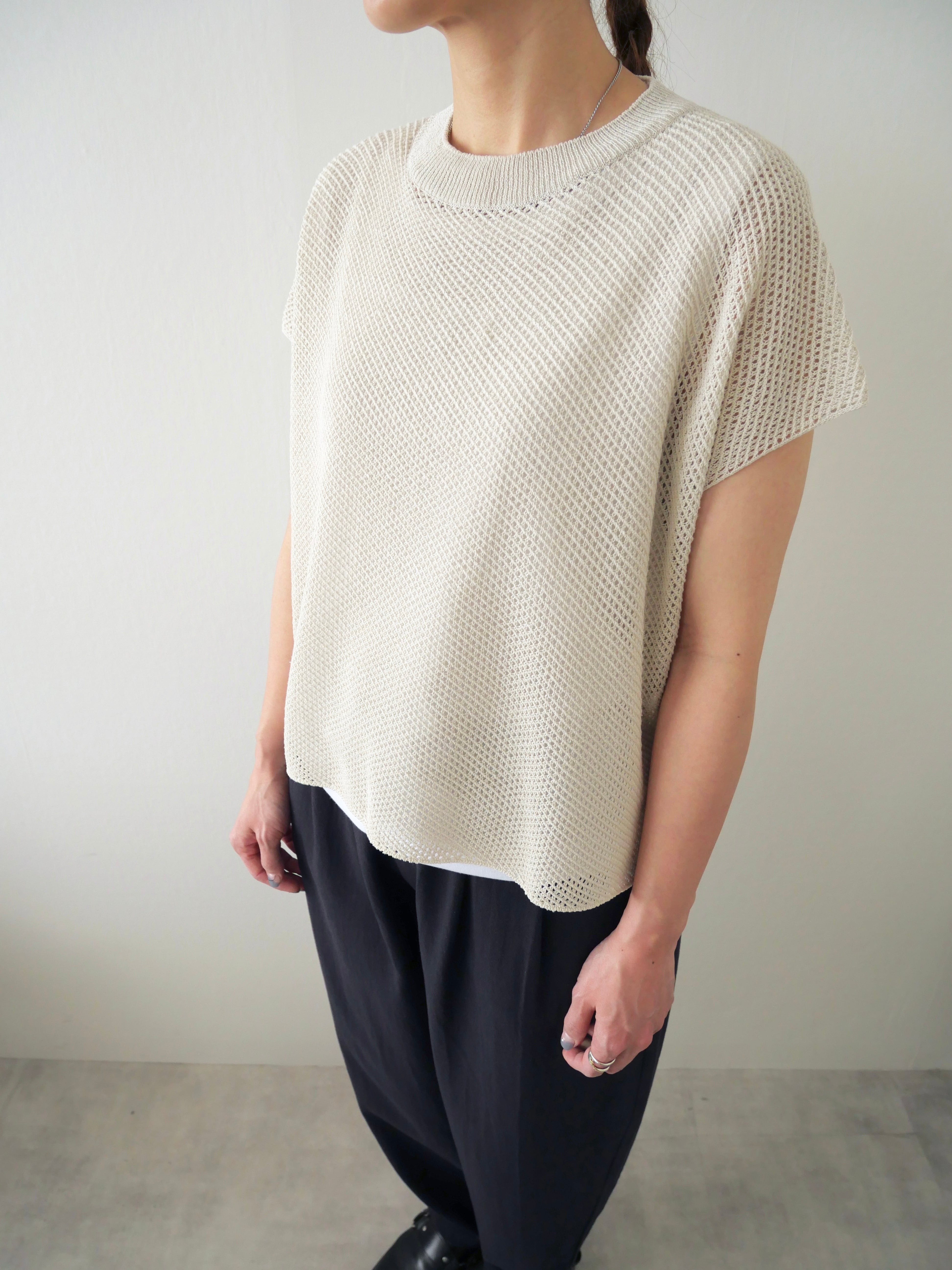 evam eva / dry silk vest | t a - n a