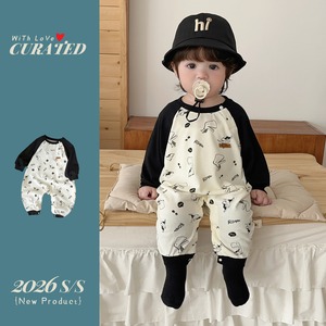 【BABY】カラーバリ恐竜ロンパース