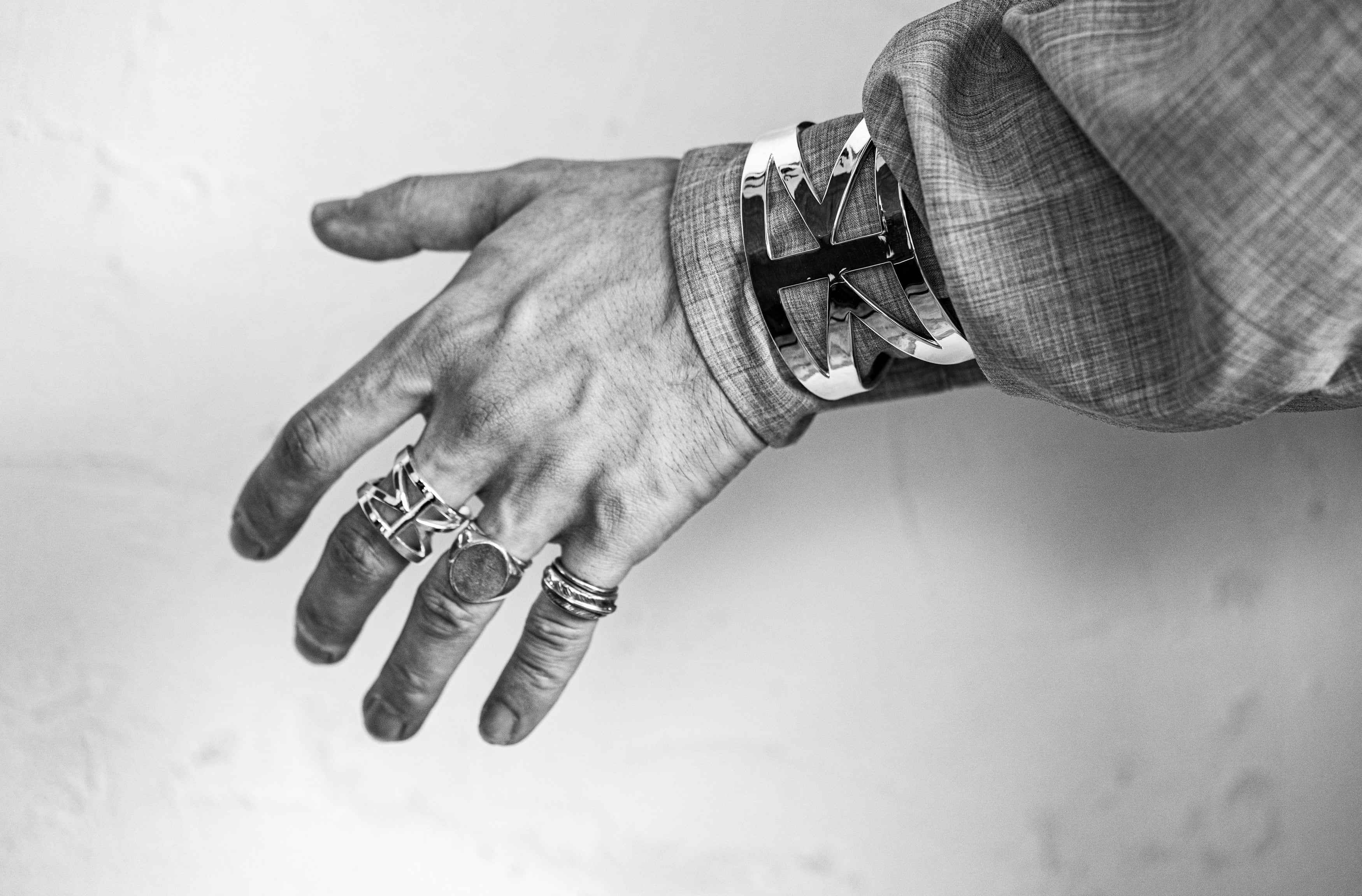 R-054 See through Mobius ring | WAKAN SILVER SMITH online store