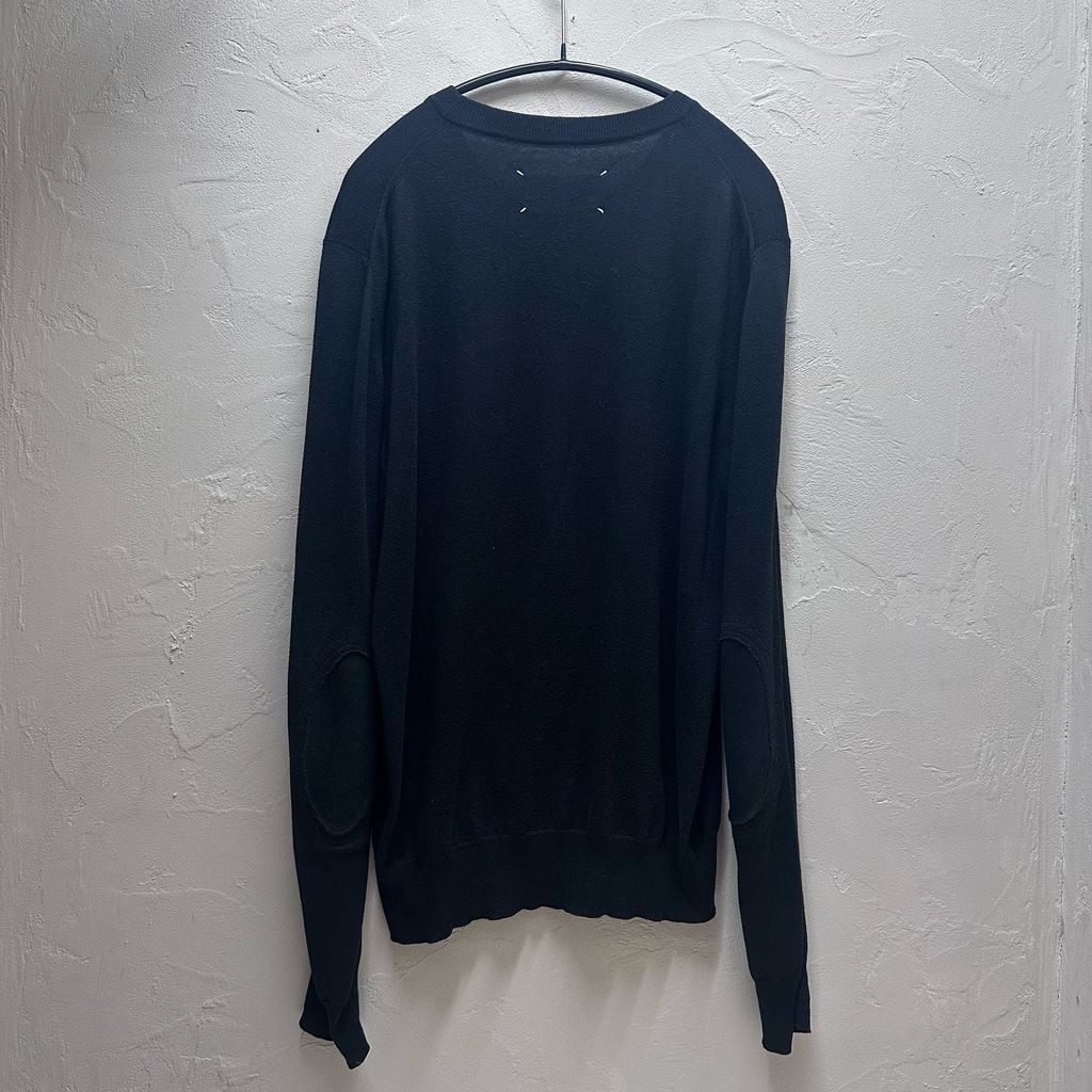 18aw メゾンマルジェラ Maison Margiela エルボーパッチ xs Maison Margiela メゾンマルジェラ 18AW Elbow Patch Sweater セーター