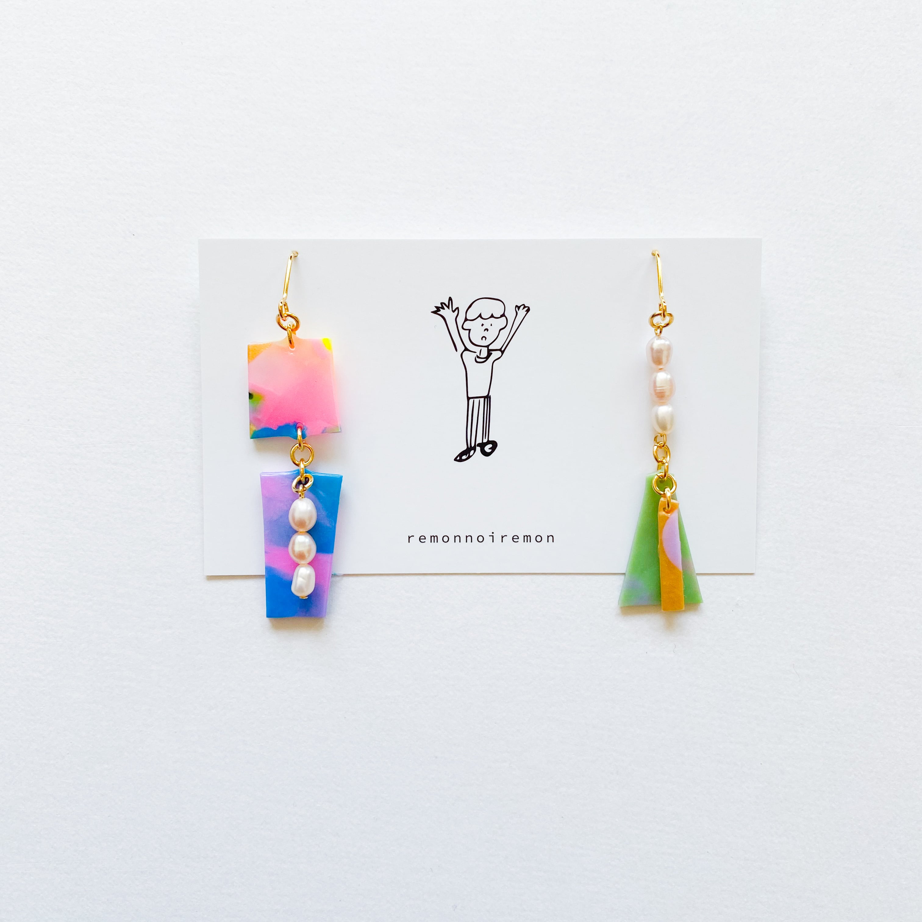 (淡水パール）カケラピアス/イヤリング