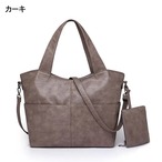 大容量バック レディースバック ショルダーストラップ付き トートバック レザー マザーズバック 仕事カバン