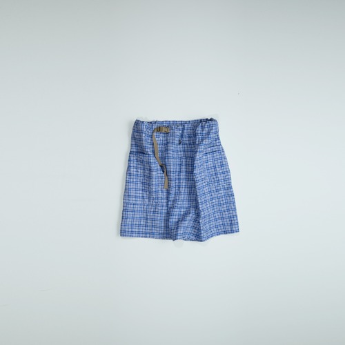 1/2 PANTS　Northern Linen　BLUE&WHITE