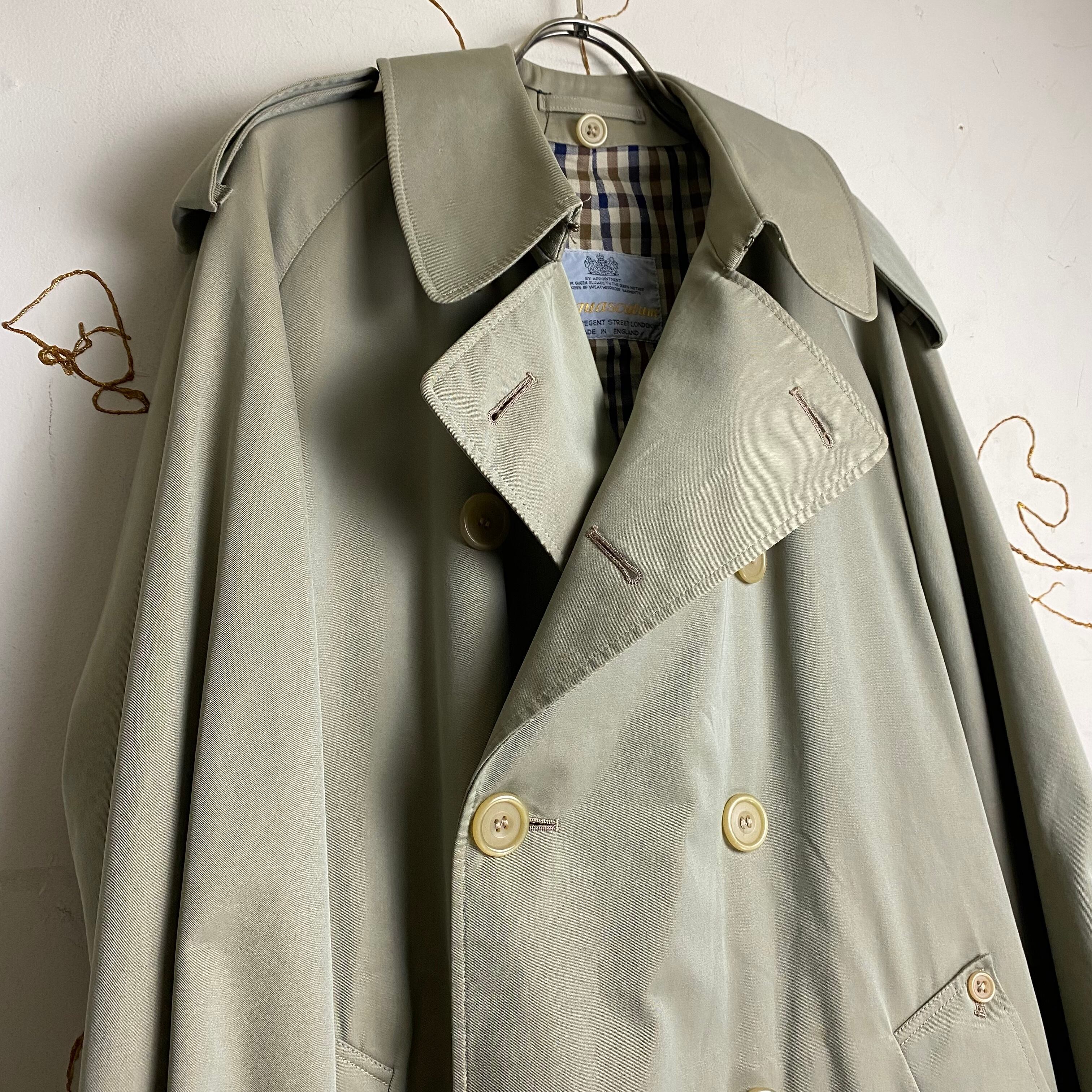 vintage AQUASCUTUM trench coat “one-panel sleeve” | NOIR ONLINE vintage AQUASCUTUM trench coat “one-panel sleeve” | NOIR ONLINE