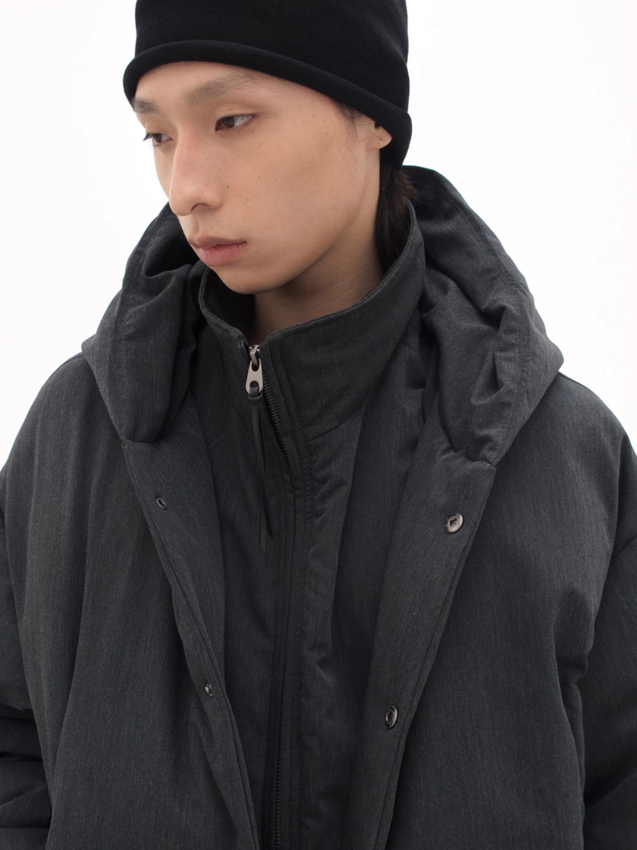 Yausye Padded Drop Shoulder Jacket