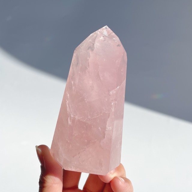 ローズクォーツタワー16◇Rose Quartz Tower◇天然石・パワーストーン・鉱石