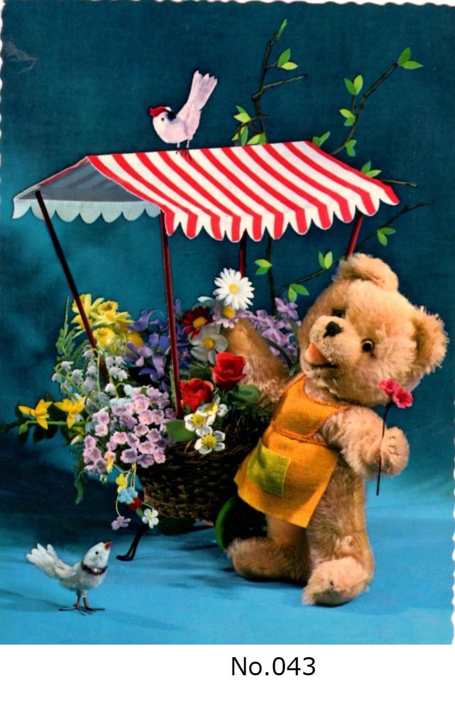 イースター ポストカード テディベア 人形劇 ドイツ | こりすのパン屋