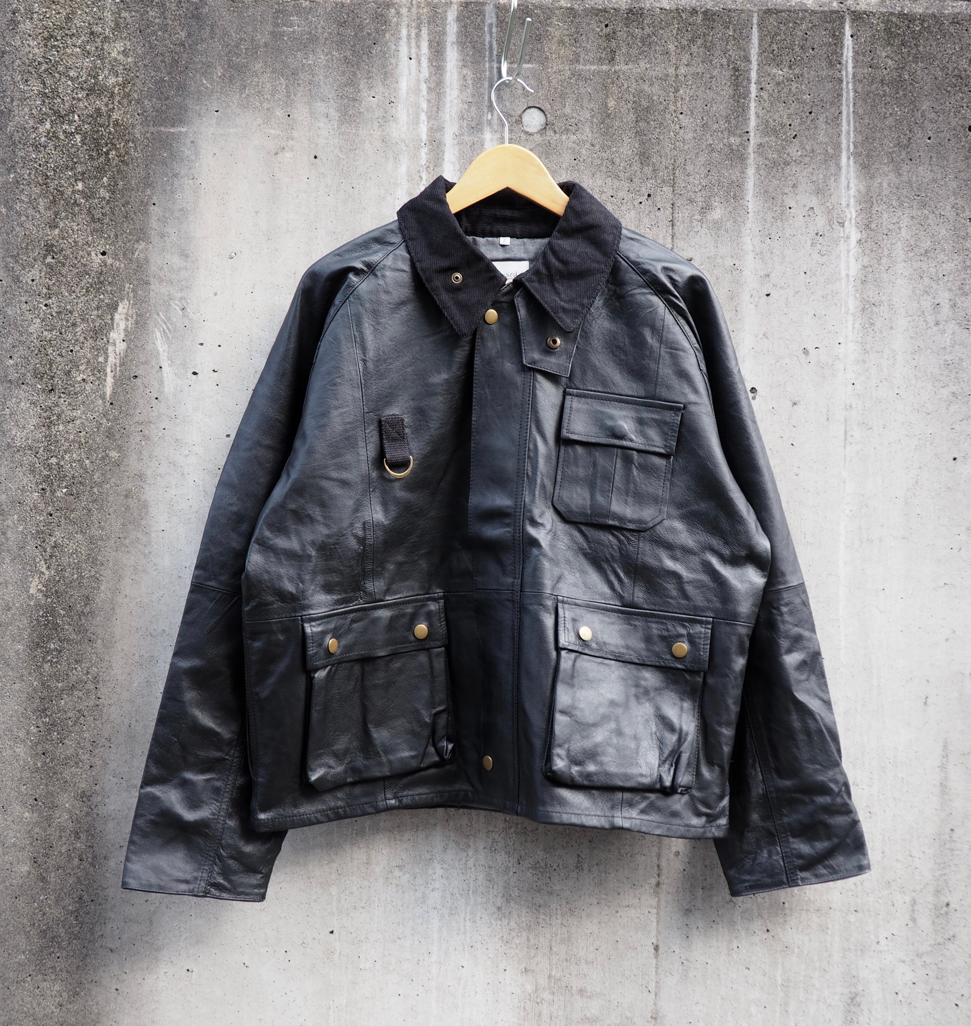 Leather Classic Warden Jacket | yoused
