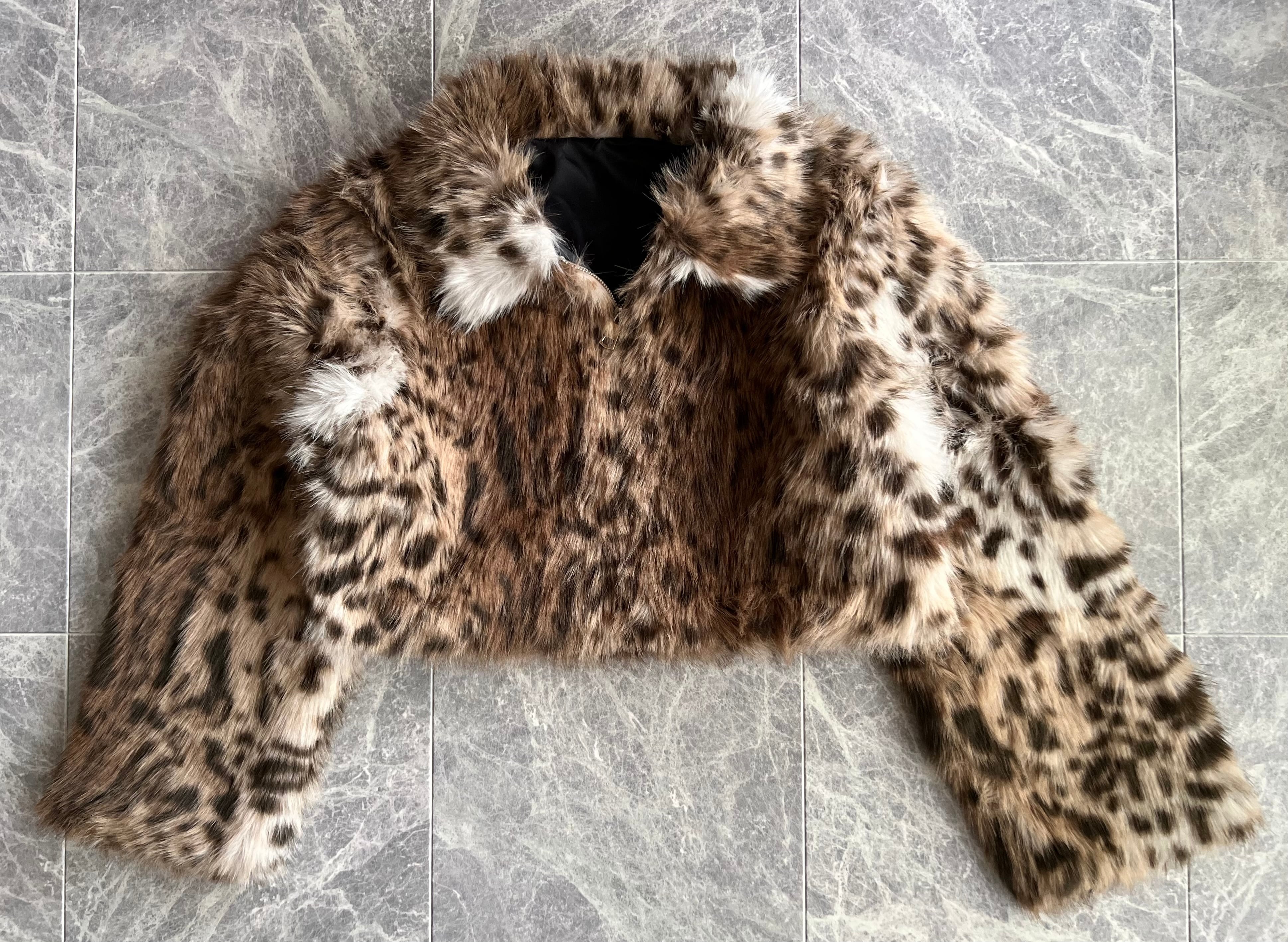 レオパード/フェイクファージャケット | rekna