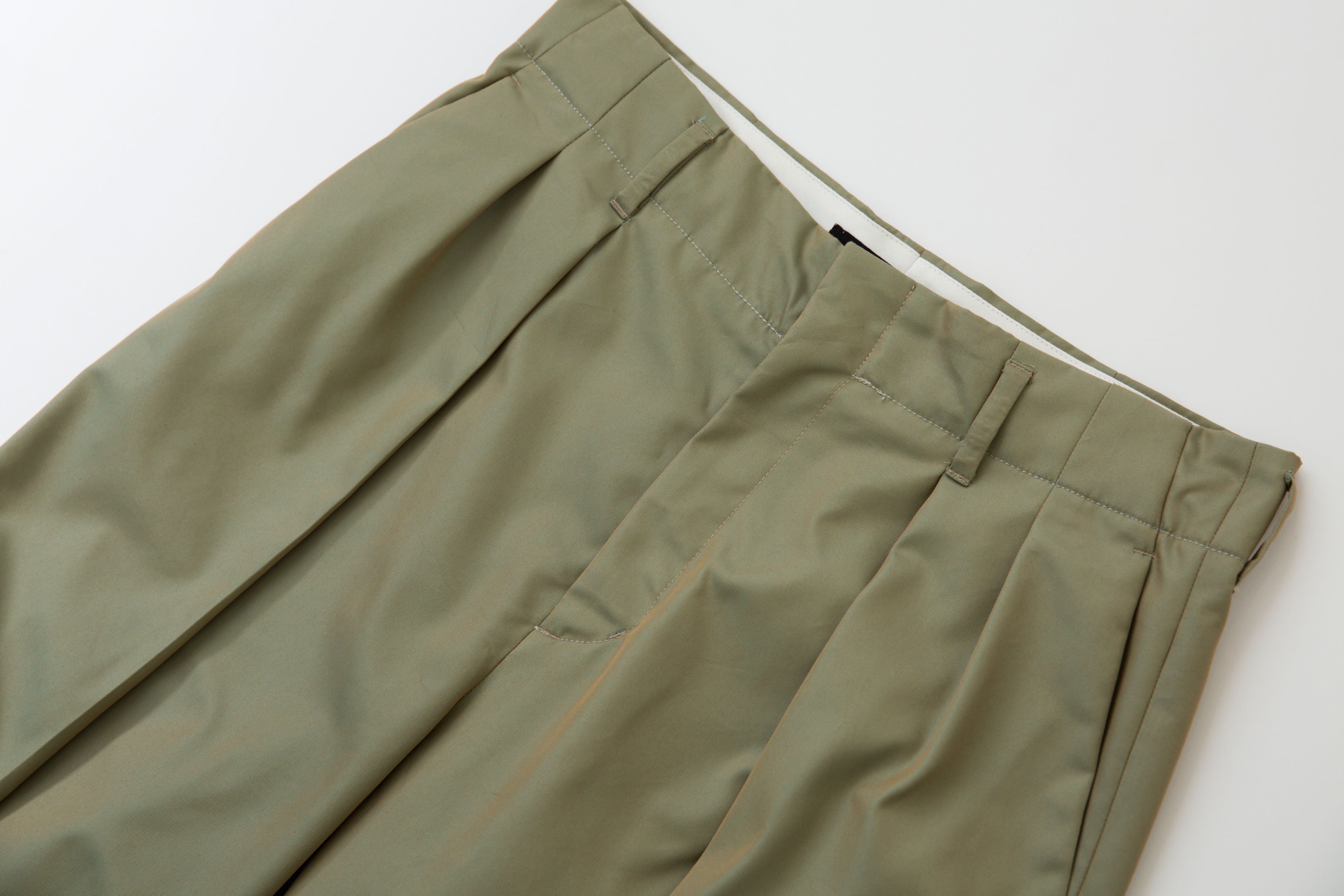 WOMEN'S】GABARDINE DOUBLE TUCK PANTS / ギャバジンダブルタック