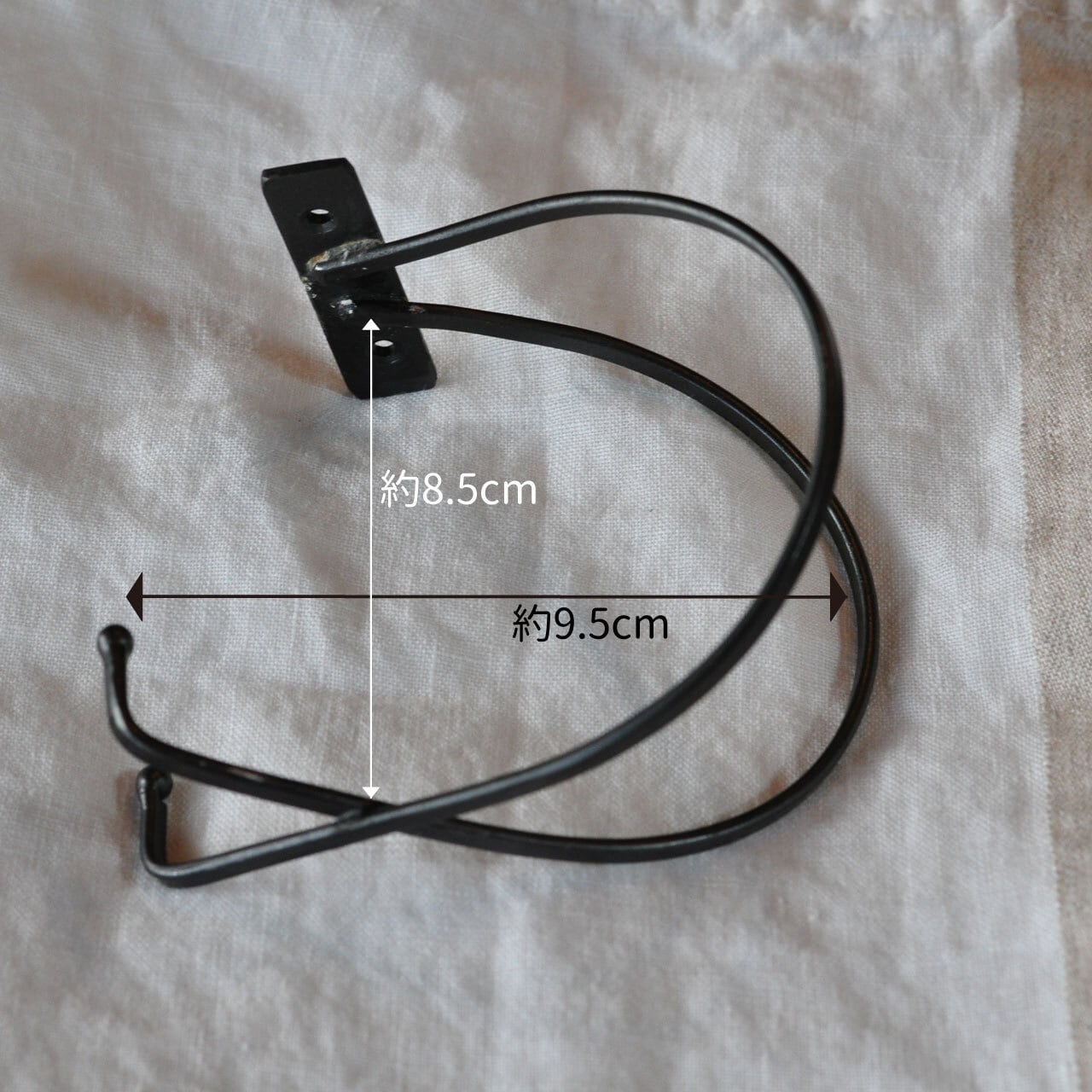 アイアンカーテンホルダークロスS(ネジ4個付) DIY | あひる商店