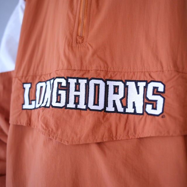 "STARTER " Texas Longhorns nylon pullover half-zip jacket