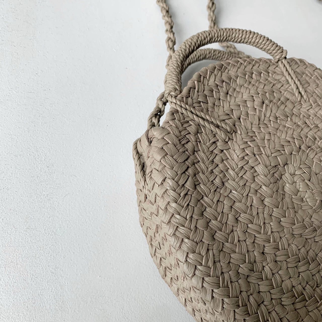 Aeta】LEATHER BASKET / CIRCLE BASKET:S / KG07 | eighty88eight