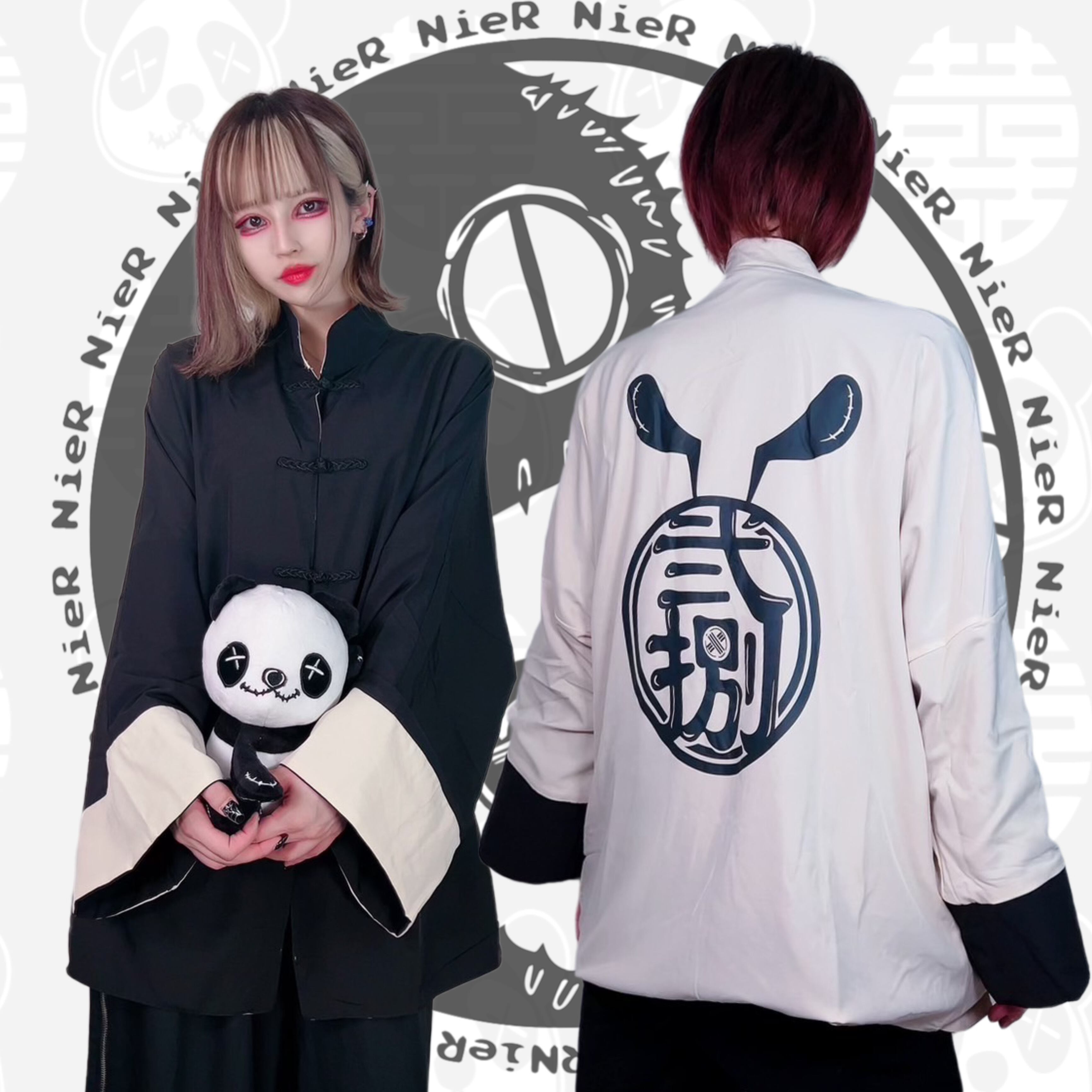 NieR OVERSIZE REVERSIBLE CHINA JACKET