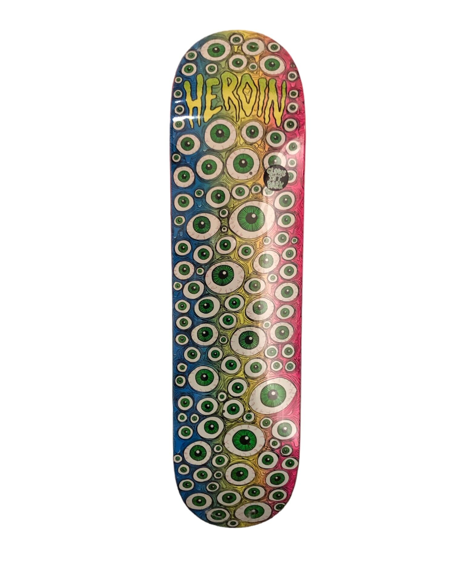 スケートボード Heroin Toxic Fade Eyes Deck 8.5'' Heroin Skateboards Toxic Fade Eyes 8.5 Deck Multi | Billion Creation
