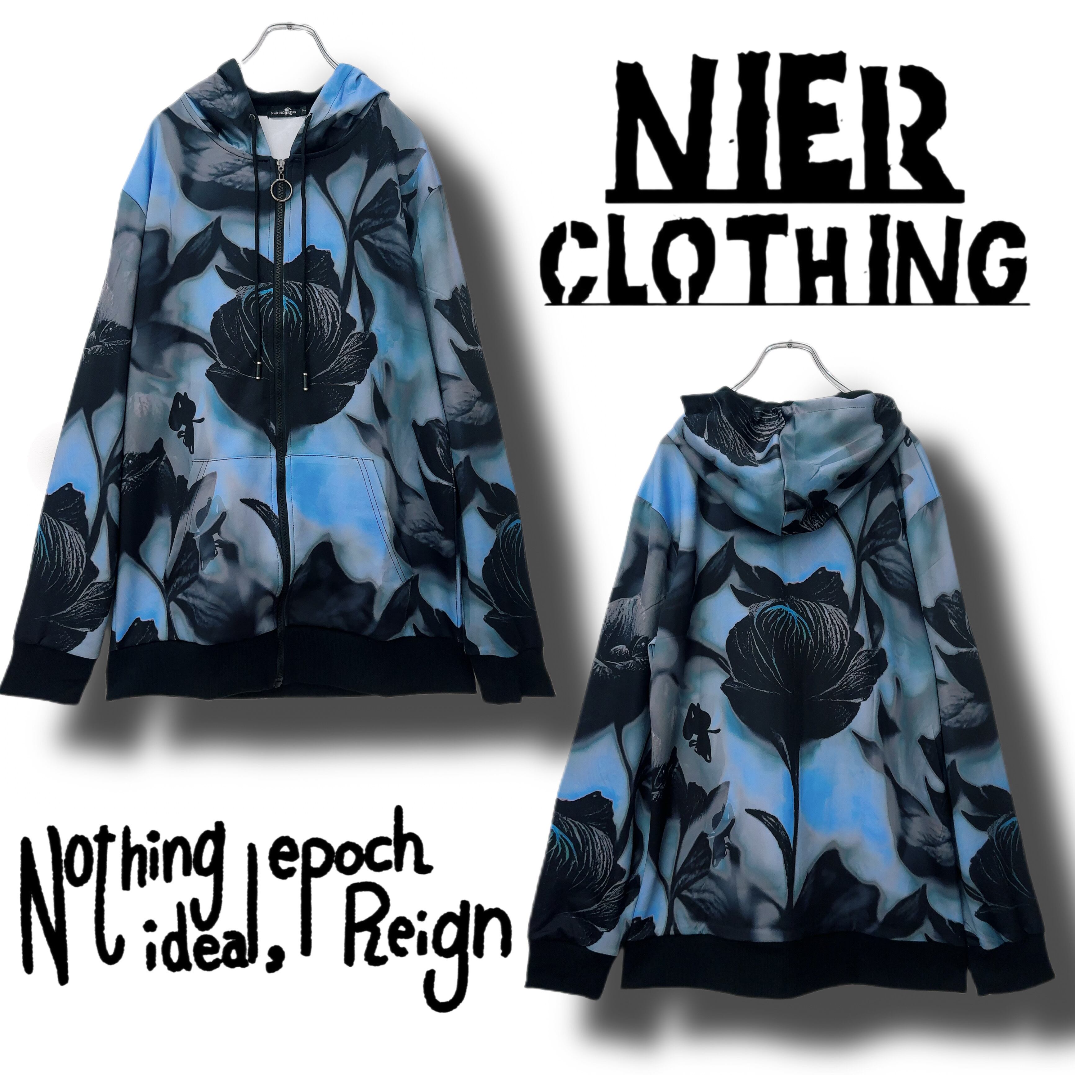 NieR 完売品 ROSE ZIP OUTER【BLUE SHADE】