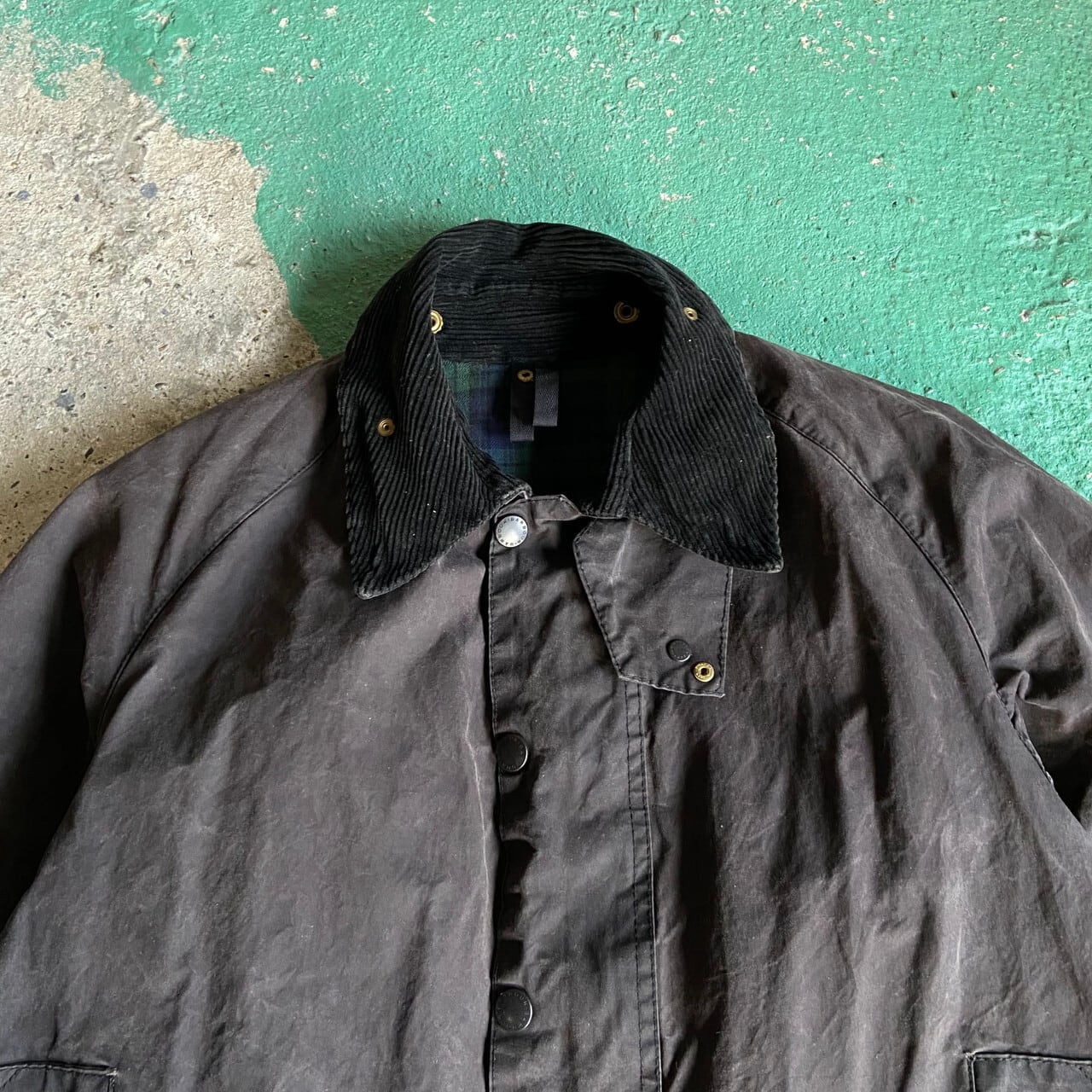 00年代 ビンテージ 旧3ワラント Barbour バブアー BEAUFORT ビューフォート ワックスコットン オイルドジャケット 00s