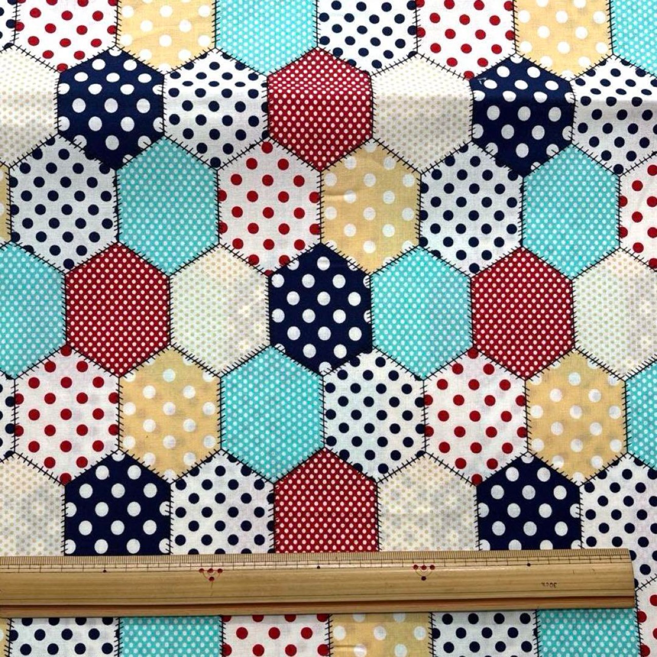 Cdr476-1◆50cm◆S◆綿100%シャーティング生地◆パッチワーク柄