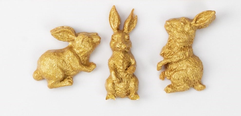 うさぎ(3種類) シリコンモールド | シリコンモールド・クレイクラフト