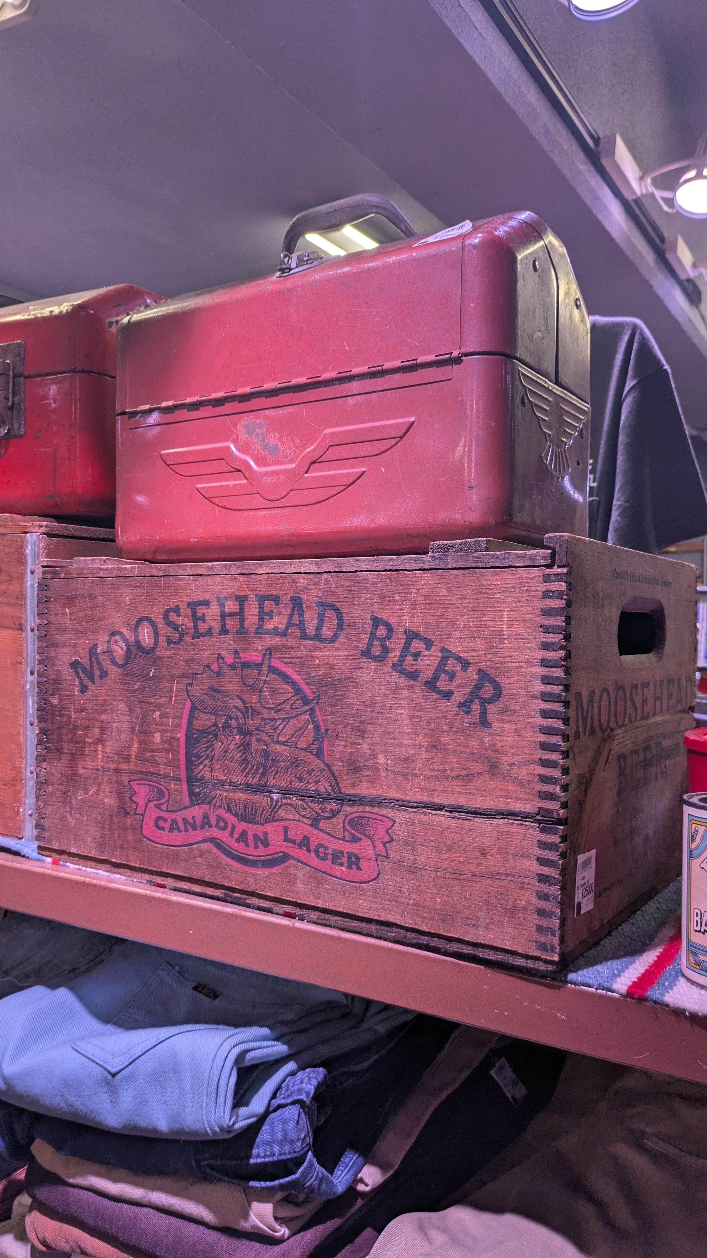 Vintage SIMONSEN TackleBox ToolBox Antique Fishing USA ビンテージ