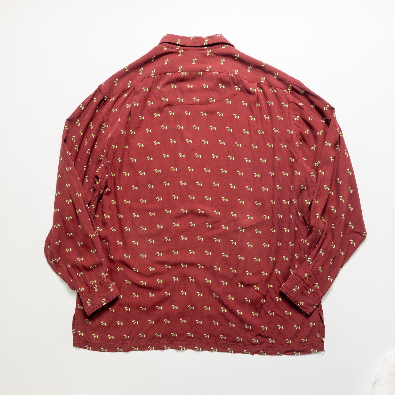 1990’s Polo by ralph lauren rayon open collar shirt