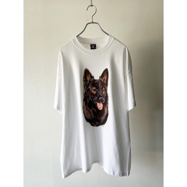 German shepherd print T-shirt