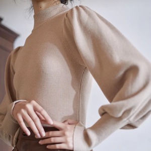 ハーフタートルネックボトミングニットトップ W00944