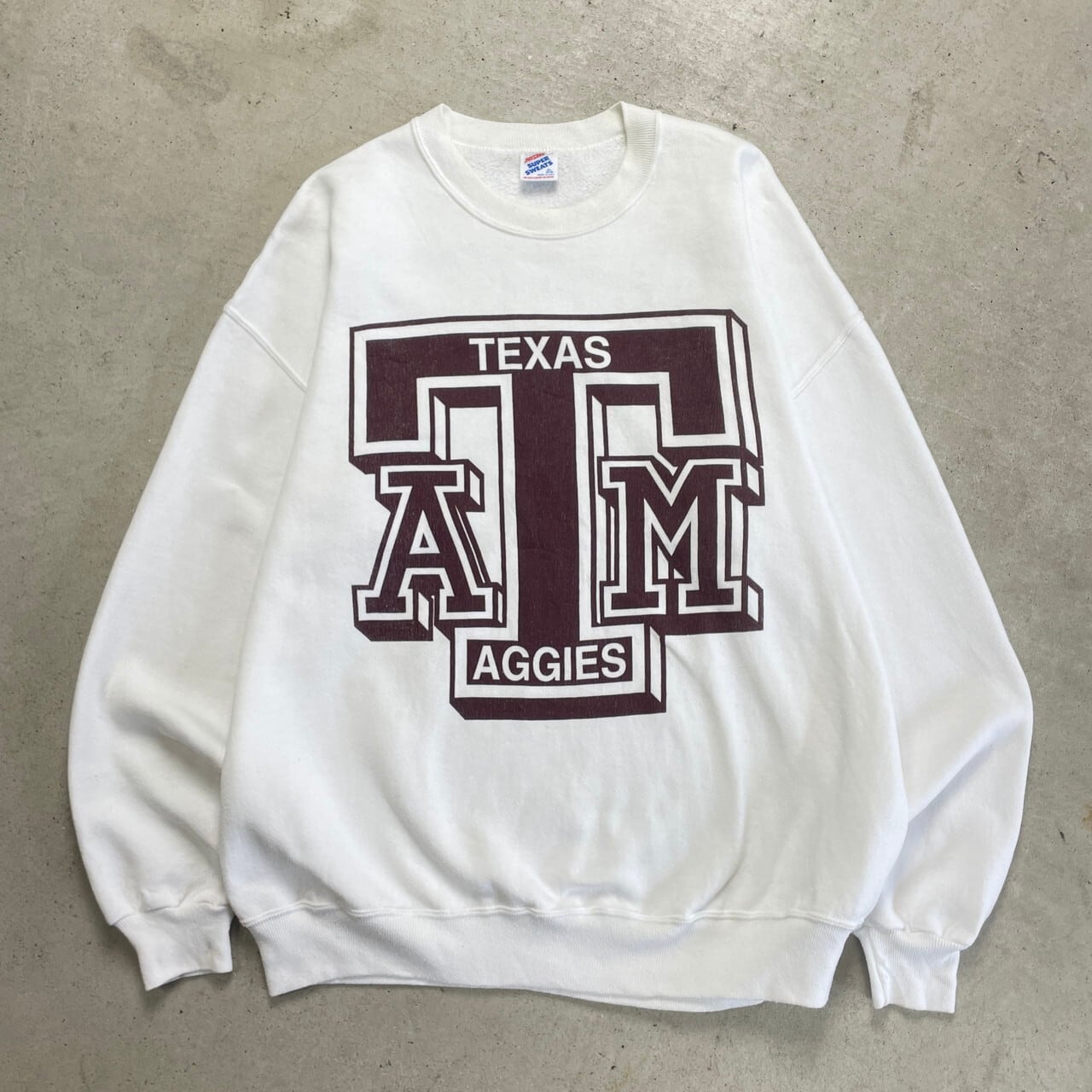 ビンテージ半袖スウェットシャツ“TROJAN 12 TEXAS AGGIES “ ビンテージ半袖スウェットシャツ“TROJAN 12 TEXAS AGGIES “ ビンテージ