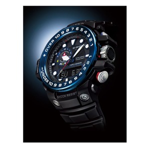 国内正規品 CASIO カシオ G-SHOCK Gショック MASTER OF G - SEA GULFMASTER ガルフマスター 電波ソーラー トリプルセンサー搭載 GWN-1000B-1BJF ブラック 腕時計 メンズ