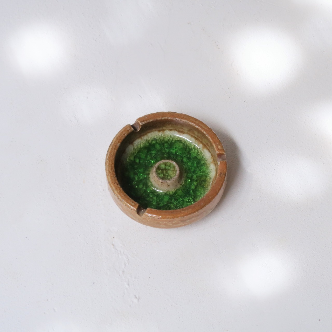 きらきらグリーンのジュエリートレイ