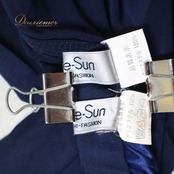 社交ダンス 衣装 create-sun クリエイトサン 上下セット トップス ブラウス スカート ネイビー系 紺 無地 レース 伸縮 レッスン 練習着 ダンス パーティ 発表会 上品 ダンス衣装 発表会衣装 フォーマル ステージ衣装 舞台 ダンスコスチューム