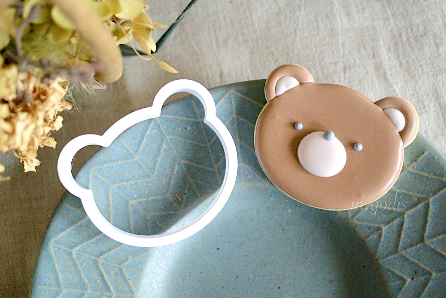 くまの顔/ bear face 【クッキーカッター cookie cutter】 | mgodis