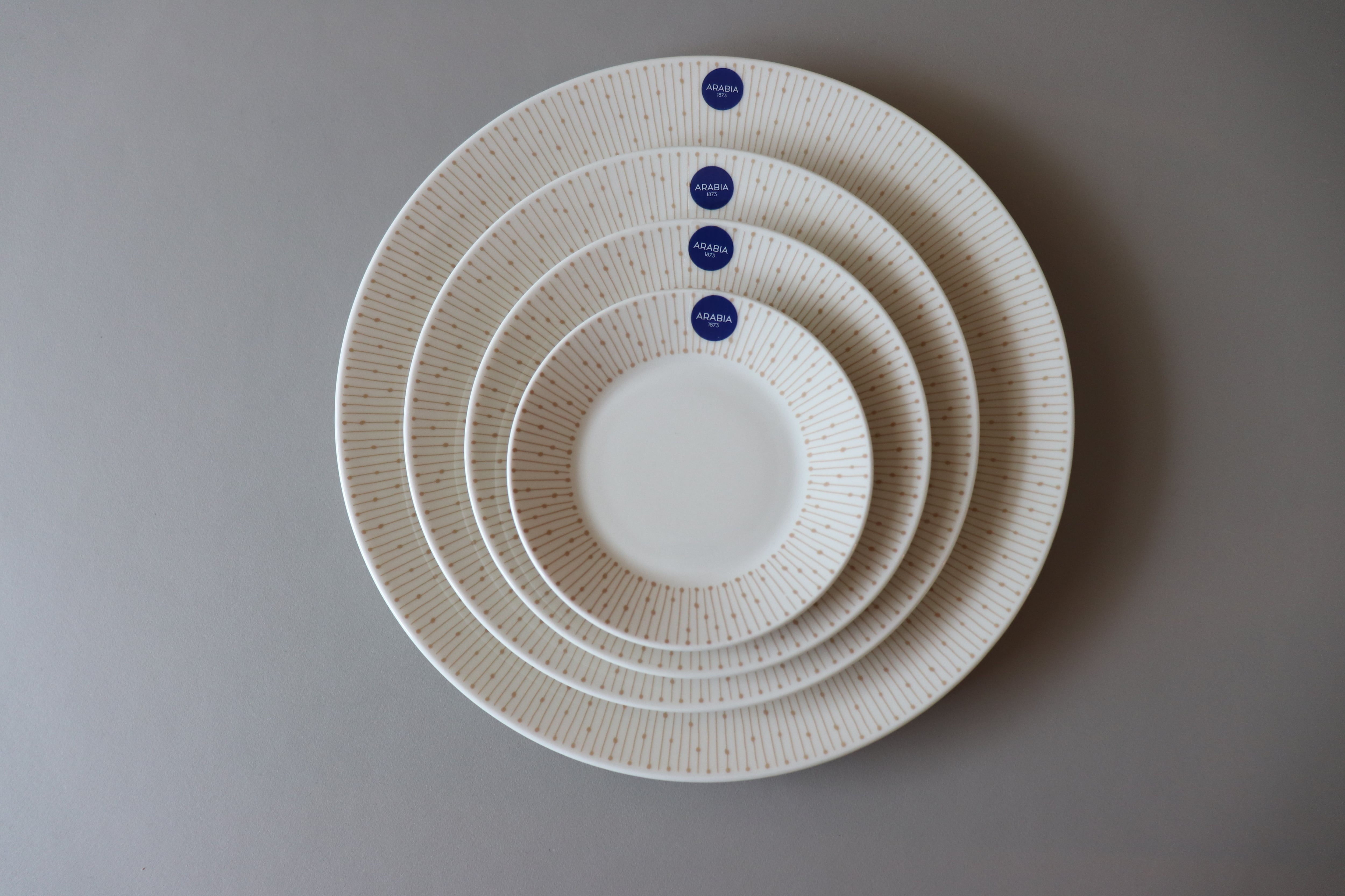 ARABIA/アラビア マイニオ サラストゥス ベージュ プレート 25cm