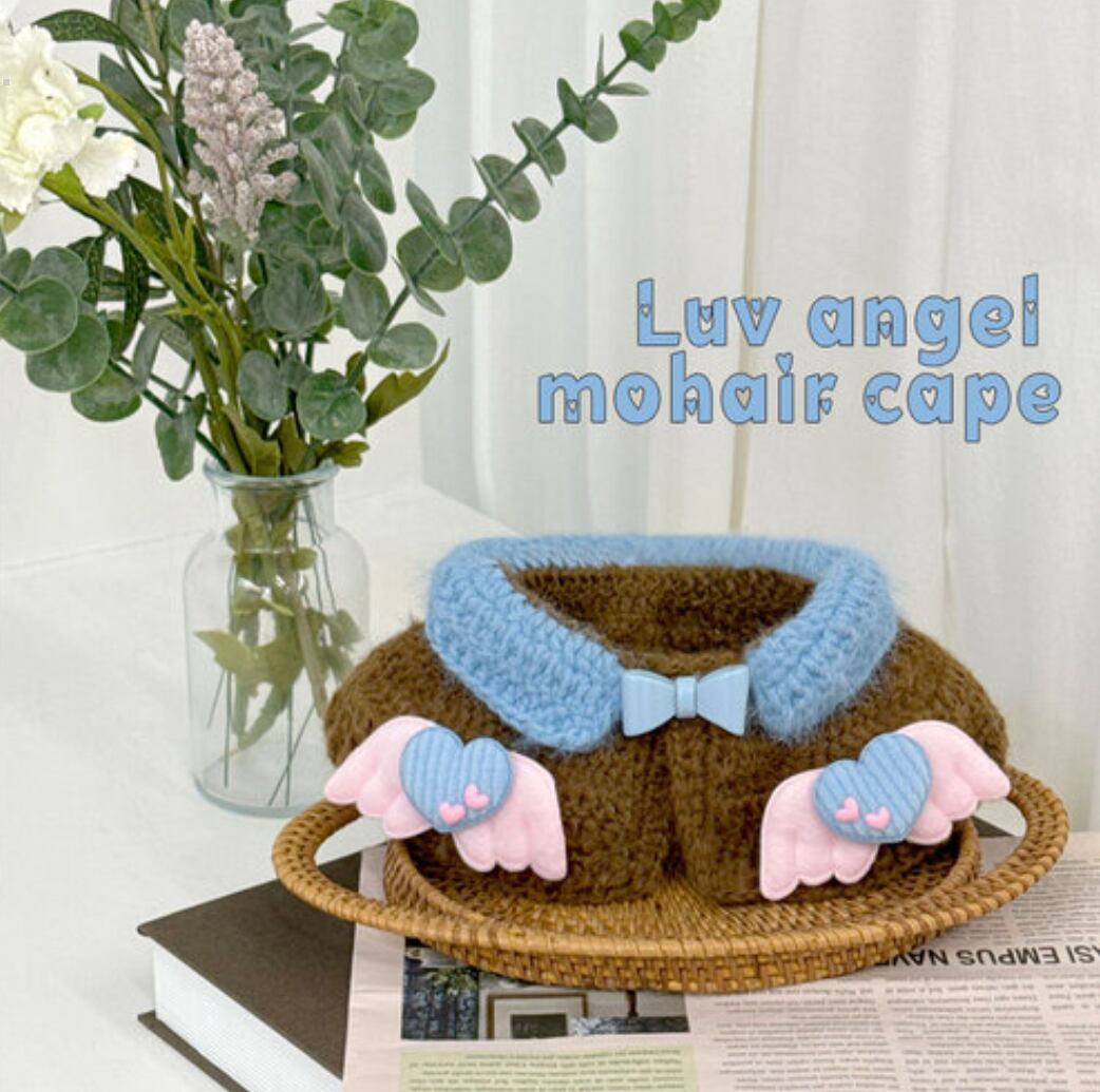 予約【Bam’studio】Luv Angel Mohair Cape (Blue)