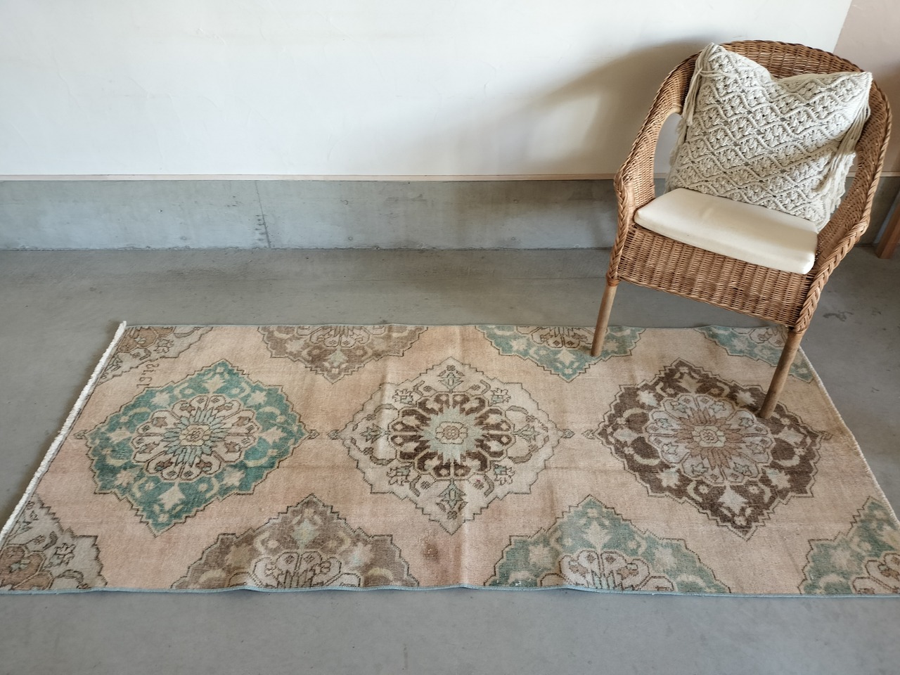 Turkish rug 213✕91cm No.519